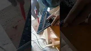 tips circular saw - simple jig 45&deg;  #woodworking #wood #woodwork #tricks #diy #carpenter #ideas