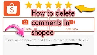 How to delete comments in shopee|fast tutorial|Yashvee channel