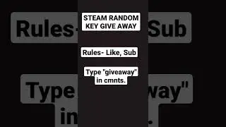 Steam Random Key GiveAway! #shorts