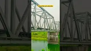 bridge nice view #train #railway #railwayshorts #indianrailways #viral #reels #driving #shorts