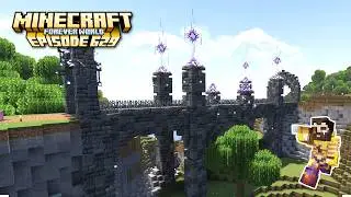 Minecraft Survival | Ambient Building - Ancient Magical Bridge (No Commentary, Lofi) | Ep.629