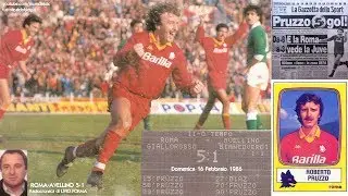 Roma-Avellino 5-1 (16/2/1986) Radiocronaca di Livio Forma (Tutto il calcio minuto per minuto)