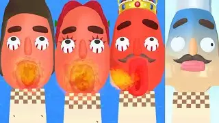 Sandwich Runner Gameplay 🥪 Satisfying Speedrun ALL LEVELS — One Tiny Mistake Ruins Everything