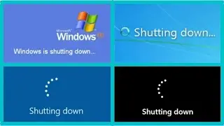 All Windows Shutdown Screens (With Windows 11)