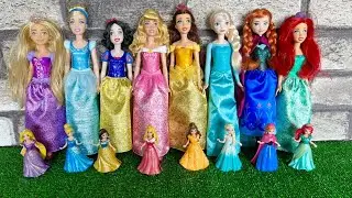 ASMR  Unboxing Mattel Disney Princess Spin & Reveal Surprise Dolls! Satisfying video  Review Toys