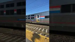 Amtrak Viewliner w/Testing Equipment #highspeed #train #usa #shorts #short #trains #test #railway