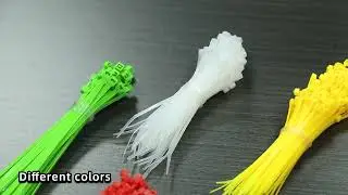 Nylon customized packaging cable ties from China.#cableties#cablemanagement #zipties#customized