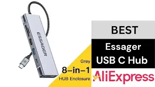 Best USB C Hub on AliExpress &ndash; Essager 8-in-1 Laptop Dock with HDMI & Disk Storage Function