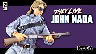 NECA Toys They Live Retro Cloth John Nada Figure | Video Review
