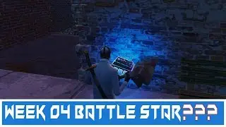 Fortnite WEEK 4 SECRET BATTLE STAR SEASON 9 REPLACED to 91 Fortbyte - Quick Location Guide