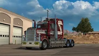 American Truck Simulator Little ride with Kenworth T908