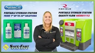 Radians Portable Eyewash Station, Gravity Flow REW01112 - Makayla - Safe-Fast