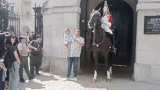 KEEP THE LITTLE KID SAFE FROM THE KING'S GUARD AND THE HORSE.