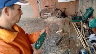 Flechas de bambu caseiras