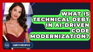 What Is Technical Debt In AI-driven Code Modernization? - Learning To Code With AI