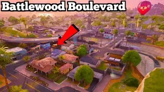 *НОВЫЙ* Геймплей локации &laquo;Бульвар Бэтлвуд&raquo; &mdash; руководство по добыче в Fortnite