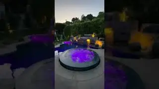ON or OFF?! What do you guys think of color changing pool lights? 🦩✨😎