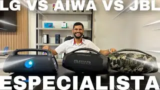 TESTANDO A LG XG9 XBOOM VS AIWA BOOMBOX PLUS VS JBL BOOMBOX 3!!! Qual é melhor?! 💥👊🧐🔊🔥