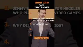 Occasionally, hecklers get a serious answer! #jimmycarr #crowdwork #hecklers #standup