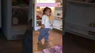 Baby#shorts#cutebaby#babyboy#walking#firsttime#firststep#12month#firsttimemom#cuteexpressions