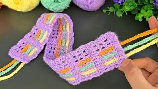 Colorful Crochet Headband Idea | Quick & Trendy Hair Accessory