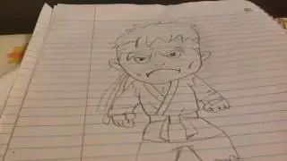 Ryu drawing tutorial ( Street Fighter)