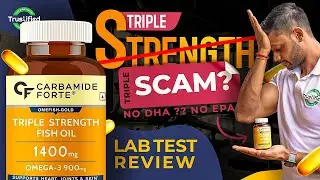 CARBAMIDE FORTE TRIPLE STRENGTH FISH OIL LAB TEST REVIEW BY TRUSTIFIED || #review #health #gym