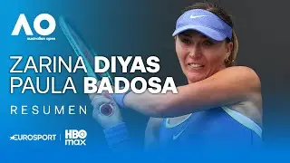 Zarina Diyas vs Paula Badosa | HIGHLIGHTS Y RESUMEN | Open de Australia 2026 | Primera ronda