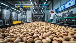 Inside the World&rsquo;s Most Advanced Pistachio Factory Full Processing Line
