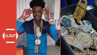 Blueface Shows Off His Jewelry & Sneaker Collection !!!