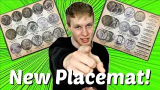 NEW COIN ROLL HUNTING PLACEMATS ARE OUT NOW (VERY LIMITED SUPPLY!)