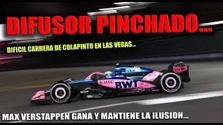 F1 - Las Vegas: Colapinto arruinado por un choque y Max Verstappen se lleva la victoria! El Analisis