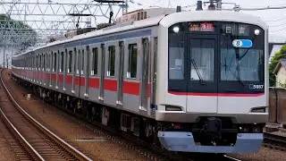 【独特なジョイント音❓】5080系5187F多摩川到着
