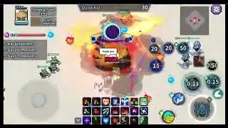 Decarabia mage clear mob tower 152 │ My heroes: Dungeon raid