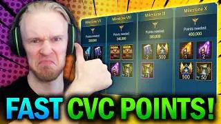 MAX YOUR CVC POINTS! Farm 150k+ Points FAST?! - Raid Shadow Legends Tips