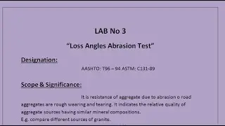 Loss Angles Abrasion test in English