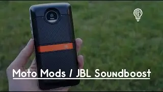 Prezentacja moduł&oacute;w Moto Mods - Głośnik JBL Soundboost