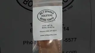HUGE Milt Sparks Leather Holster RESTOCK #MILTSPARKS #GUNLEATHER #CUSTOMHOLSTER #KGBCUSTOMS #SHARE