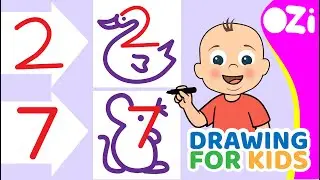 Turn Numbers into Animals! Fun Drawing Tricks for Kids