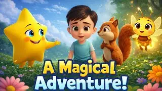 ✨ A Magical Adventure with Friendly Friends! 🌟🦊🐝 | Kids Cartoon