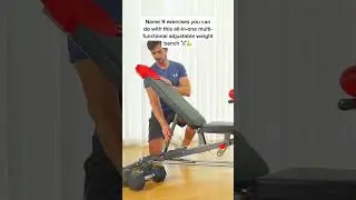 Get ready to work up a sweat with these 9 exercises on the multi-functional bench!💦🏋️&zwj;♀️ #workout
