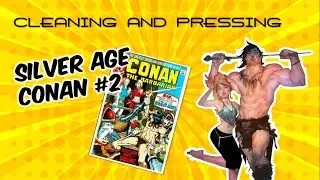 Cleaning and Pressing a Silver Age Conan #2