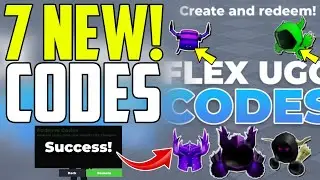 Все рабочие БЕСПЛАТНЫЕ коды FLEX UGC на 2026 год 😱 | Коды Roblox FLEX UGC