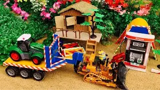 Top diy tractor making mini train transporting gasoline for petrol pump