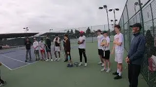 Boys Tennis - Berkeley High Logan Tournament introduction 2 23 24