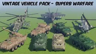 Amazing Add-On for SuperB Warfare Mod - Vintage Vehicle Pack Showcase