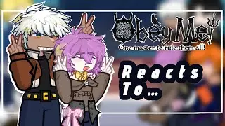 OBEY ME + MC react to… || Obey me! || GCRV || READ DESC!! || samamochi ||