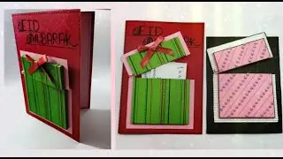 'EID SPECIAL' DIY Eid card with Eidi | How to make money gift card | Beautiful card idea