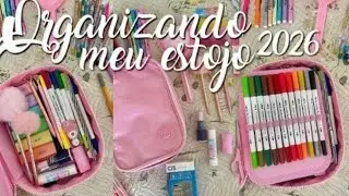 ORGANIZADO MEU ESTOJO 2026/ 7  ANO de professor💫💫
