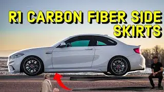 R1 Carbon Fiber Side Skirts | Install